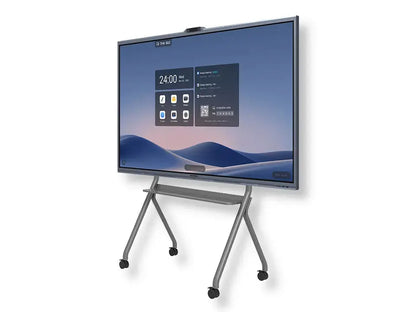 Pantalla interactiva MAXHUB XBoard V7 sobre carro móvil para salas de reuniones