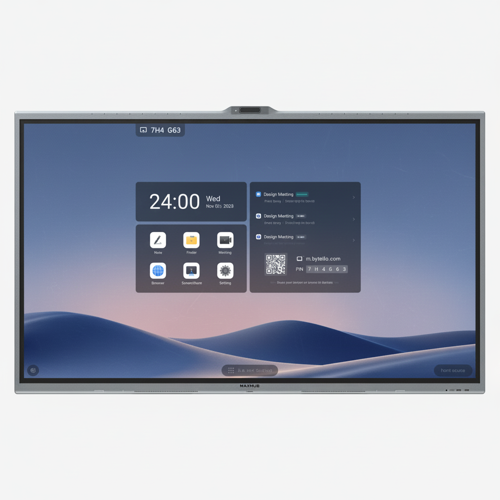 Pantalla interactiva MAXHUB XBoard V7 con Windows para salas de conferencias