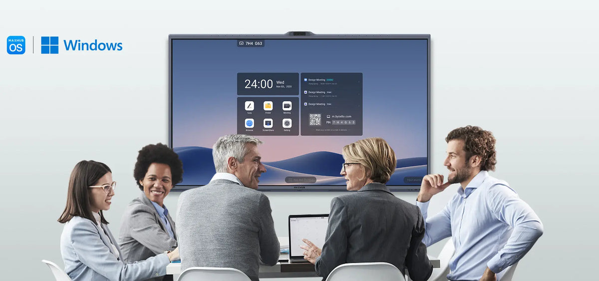 Pantalla interactiva MAXHUB XBoard V7 con Windows para educación y empresas