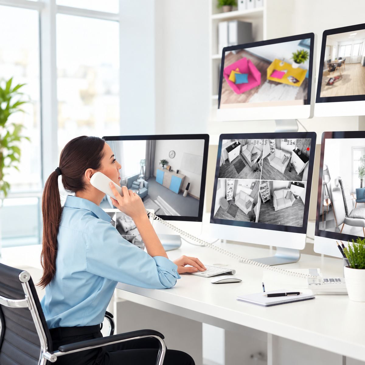 Monitoreo de cámaras de seguridad CCTV para empresas en Chile
