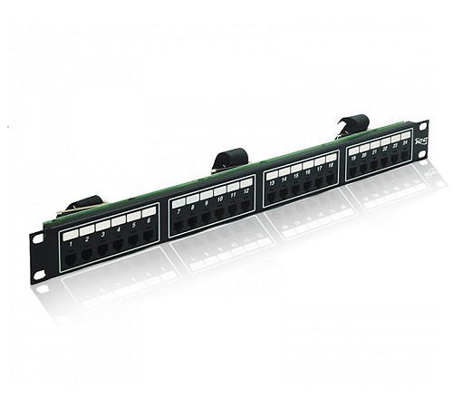 PATCH PANEL CAT 5E 24 PUERTAS 1U - Smarthold