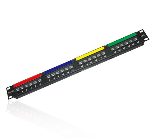 PATCH PANEL CAT 6 24 PUERTAS 1U - Smarthold