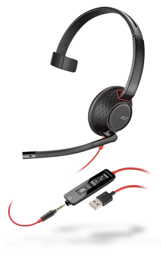 Audifonos PLANTRONICS BLACKWIRE 5210 USB