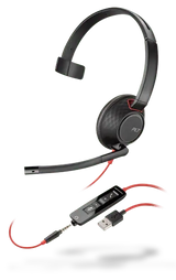 Audífonos Poly Blackwire 5210 USB con micrófono para oficina