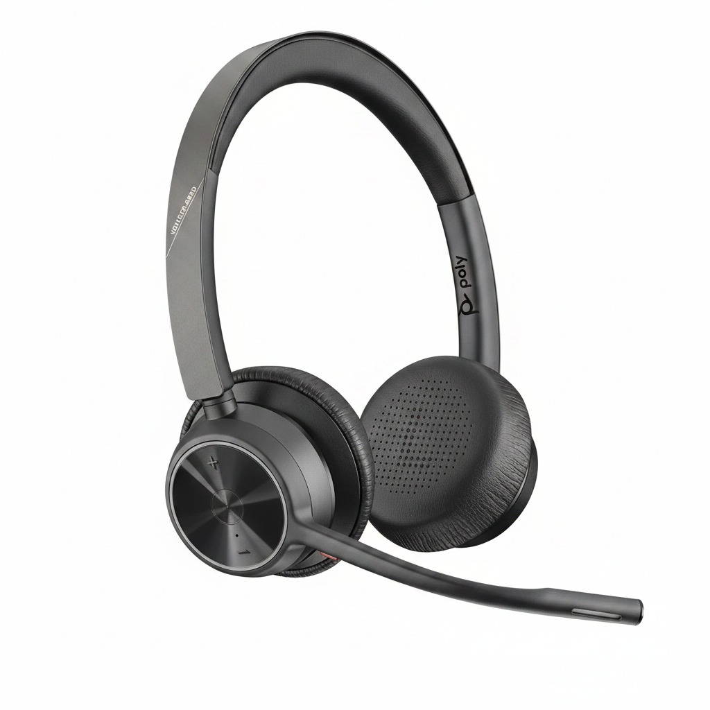 Audífonos Poly Voyager 4320 Microsoft Teams Bluetooth con adaptador USB