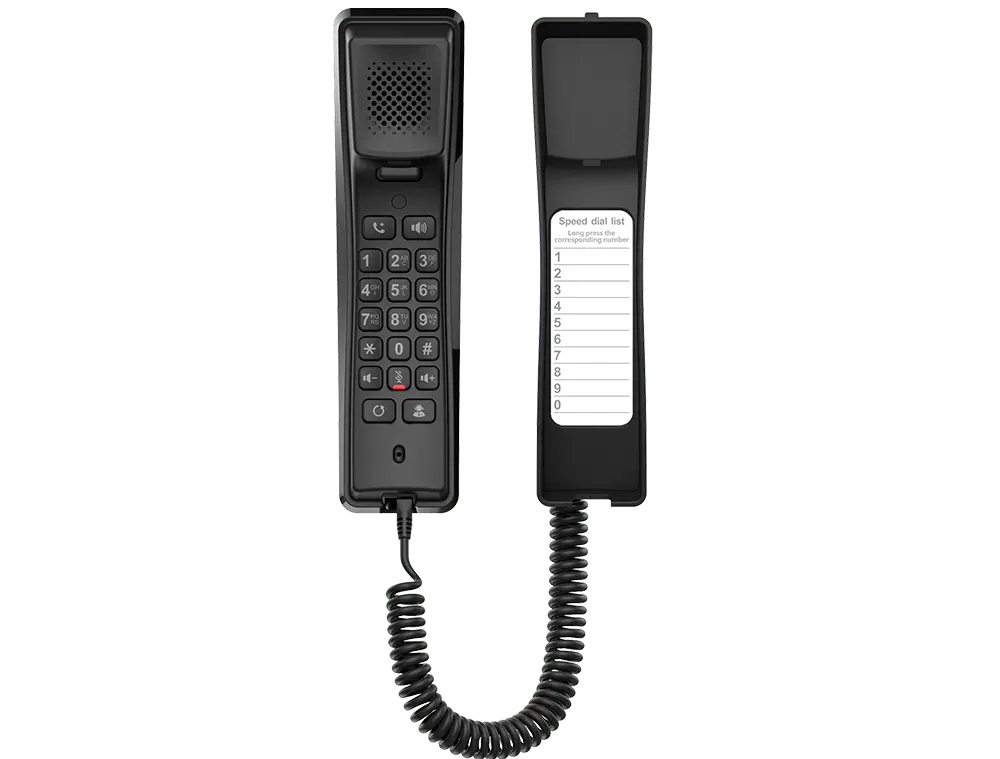 Teléfono IP Fanvil H2U v2 tipo góndola con PoE y audio HD