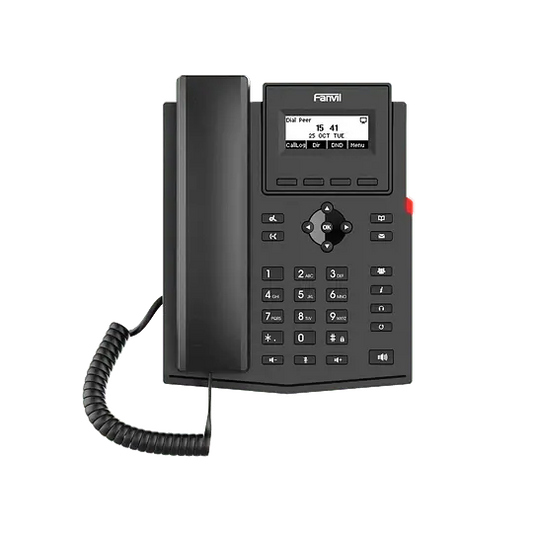 Teléfono IP Fanvil X301G Gigabit con PoE para telefonía empresarial