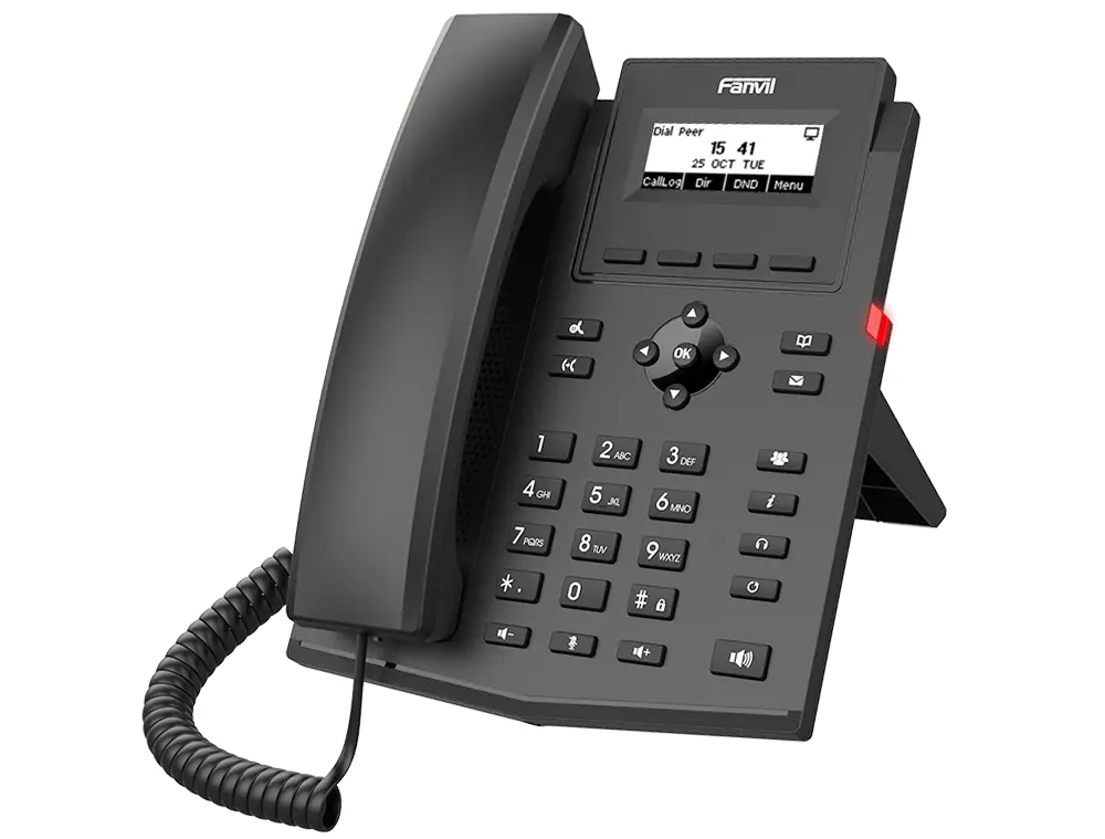 Teléfono IP Fanvil X301P con PoE y audio HD para empresas