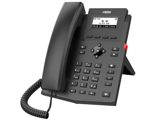 Teléfono IP Fanvil X301P con PoE y audio HD para empresas