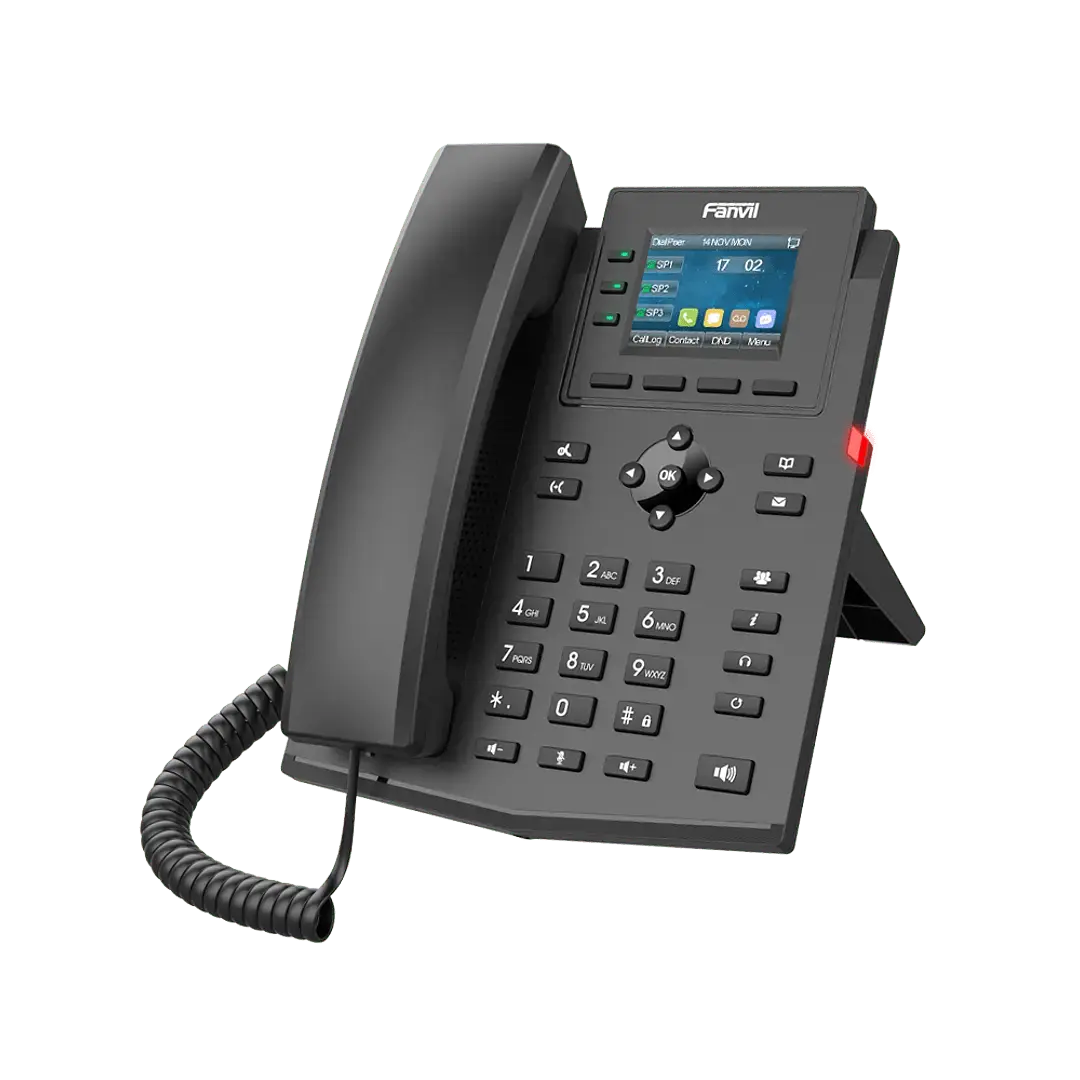 Teléfono IP Fanvil X303G Gigabit con PoE y audio HD