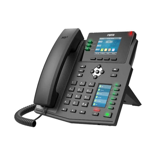 Teléfono IP Fanvil X4U Gigabit con PoE para telefonía empresarial