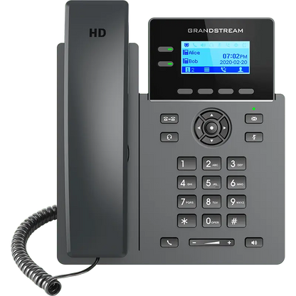 Teléfono IP Grandstream GRP2602P con dos líneas SIP y PoE