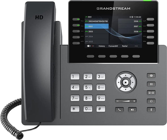 Teléfono IP Grandstream GRP2615 con WiFi, Bluetooth, Gigabit y PoE