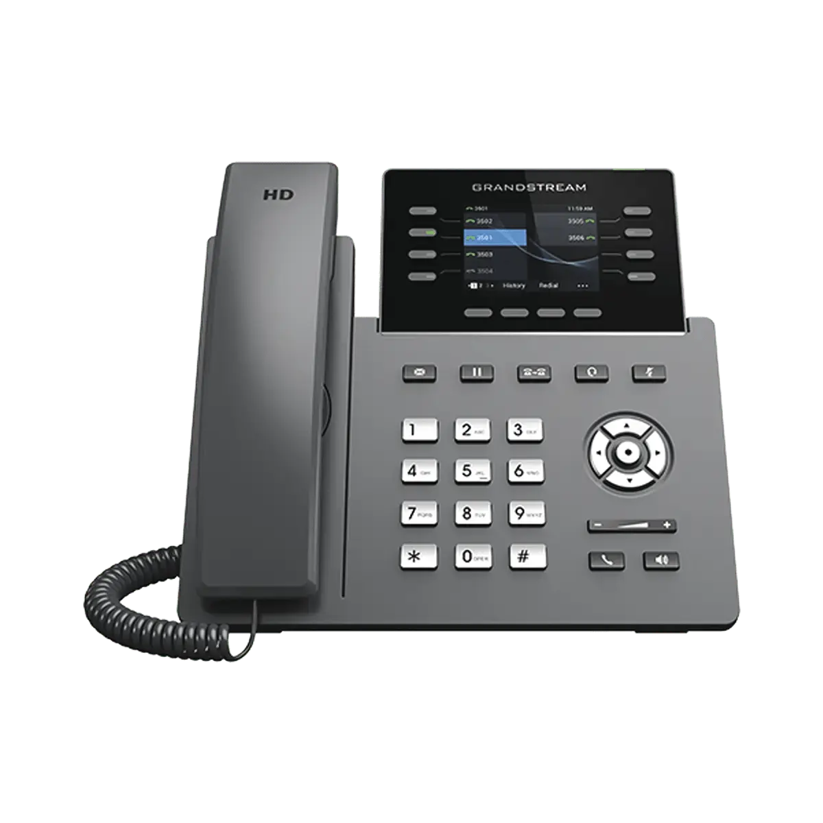 Teléfono IP Grandstream GRP2624 con WiFi, Bluetooth, Gigabit y PoE