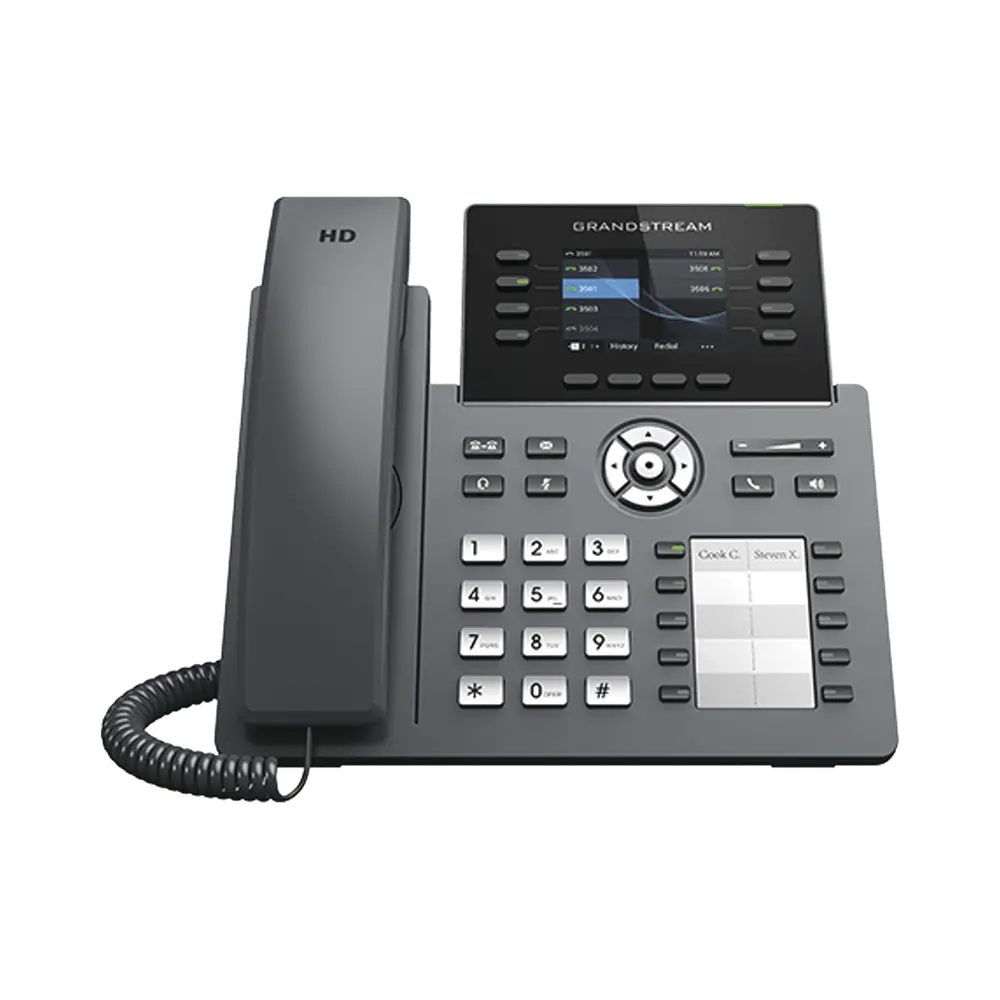Teléfono IP Grandstream GRP2634 con WiFi, Bluetooth, Gigabit y teclas BLF