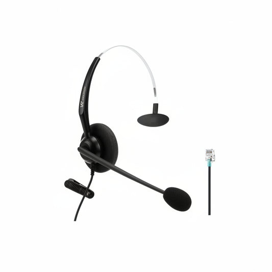 Cintillo telefónico VBET VT2000-NC monoaural RJ9 con cancelación de ruido