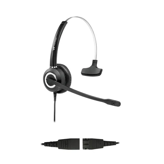 Cintillo telefónico VBET VT6200-UNC-QD monoaural con cable QD-RJ9