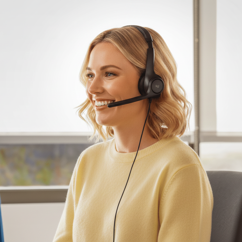 Audífono Logitech Zone 305 – Inalámbrico, Certificado Teams/Zoom/Meet, UC