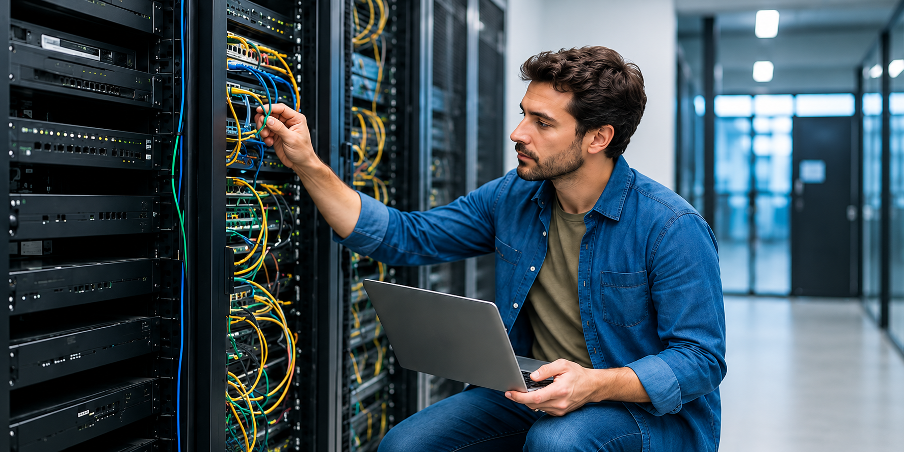 Soporte y mantención de un rack de comunicaciones