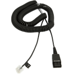 JABRA CORD - QD TO MODULAR RJ EXTENSION COILED CORD FOR SIEMENS OPEN STAGE SERIES