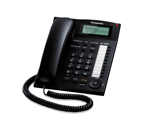 PANASONIC KX-TS880LX-B telefono basico DESCONTINUADO